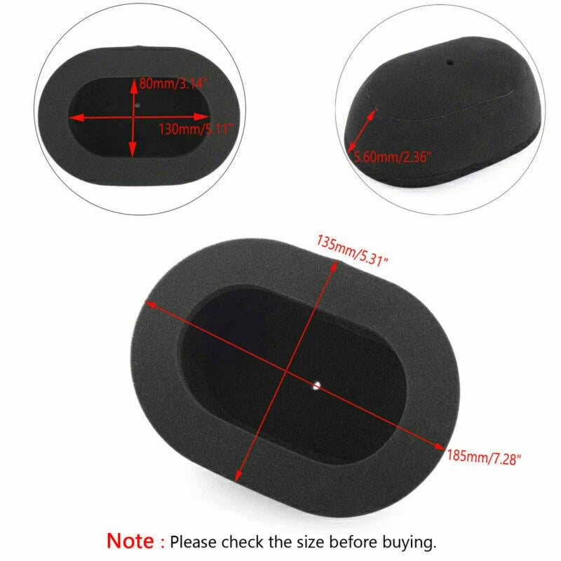 Air Filter Element for Yamaha TT350S TTR350T TT250R TTR250 WR250 WR250X/R (1985–2023)
