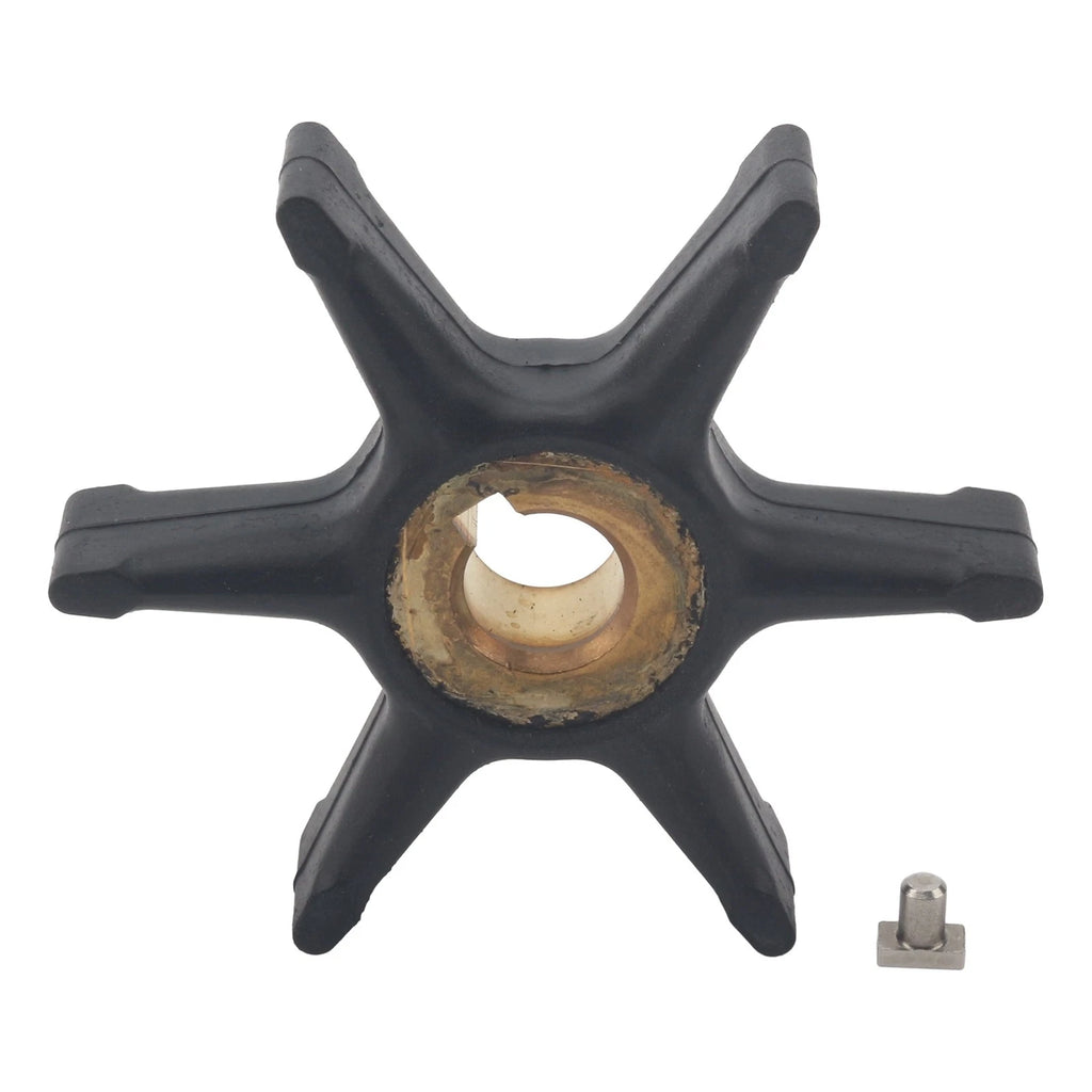 Water Pump Impeller & Key for Johnson Evinrude OMC BRP 3 4 6 HP (1969–1972)