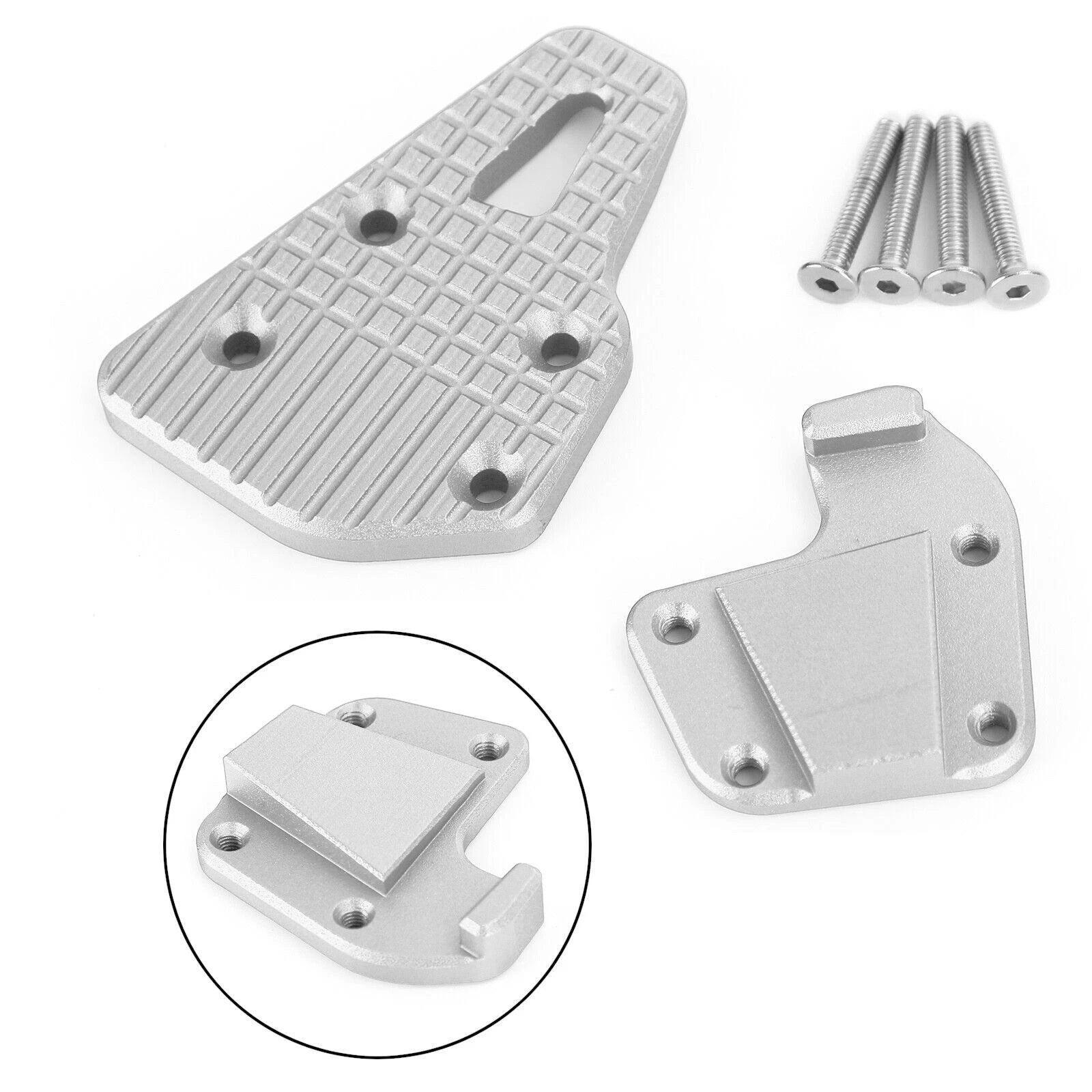 Brake Foot Pedal Enlarger Pad CNC Silver for BMW F900R (2020–2021)