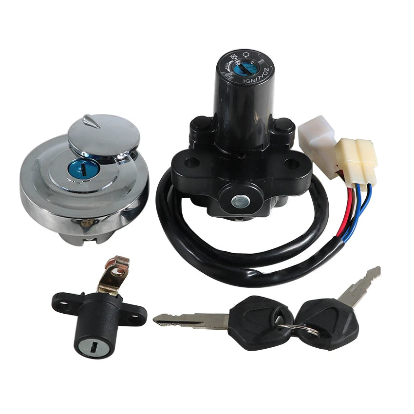 Fuel Tank Cap & Ignition Key Switch Lock Set for Yamaha XVS950 (2009–2012)