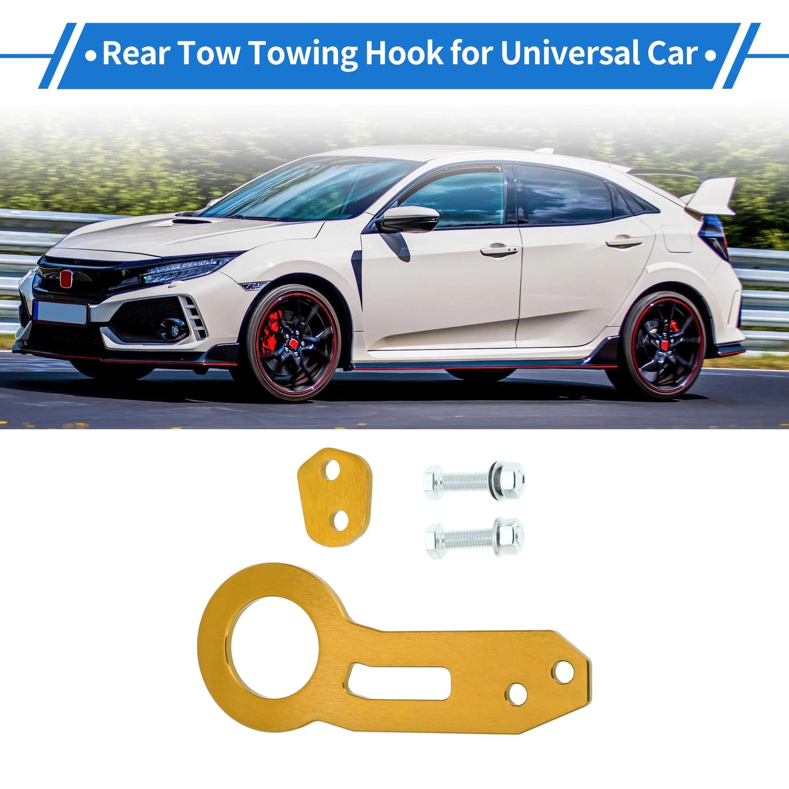 Rear Tow Towing Hook Replacement for Toyota Hilux (2005–2015)