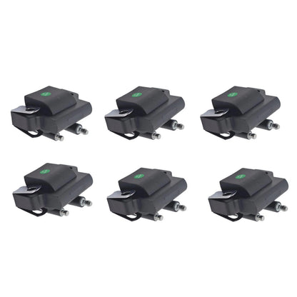 6pcs Ignition Coil Replace For Johnson Evinrude Outboard Engine 582508 18-5179