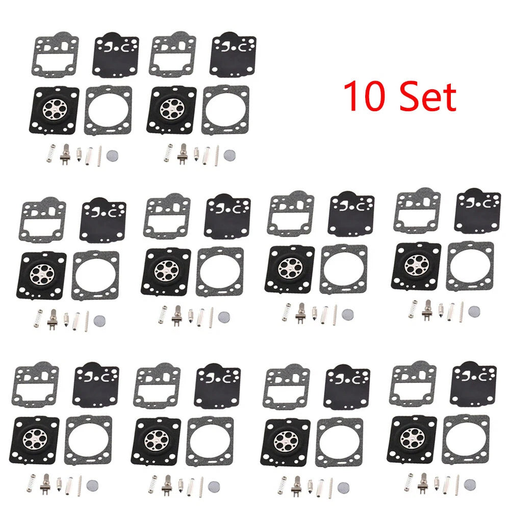 Set of 10 Carburetor Gasket Kits for Jonsered CS2234 CS2238 Zama RB-149