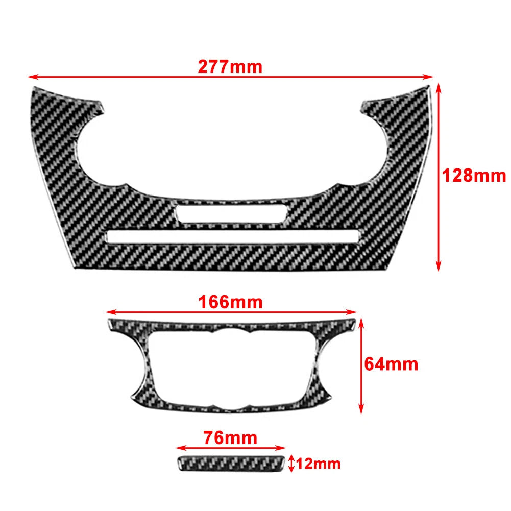 Carbon Fiber AC Switch Button Panel Cover for Dodge Journey (2011–2018)