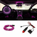 2M LED Purple Decor Strip Light for Car Interior