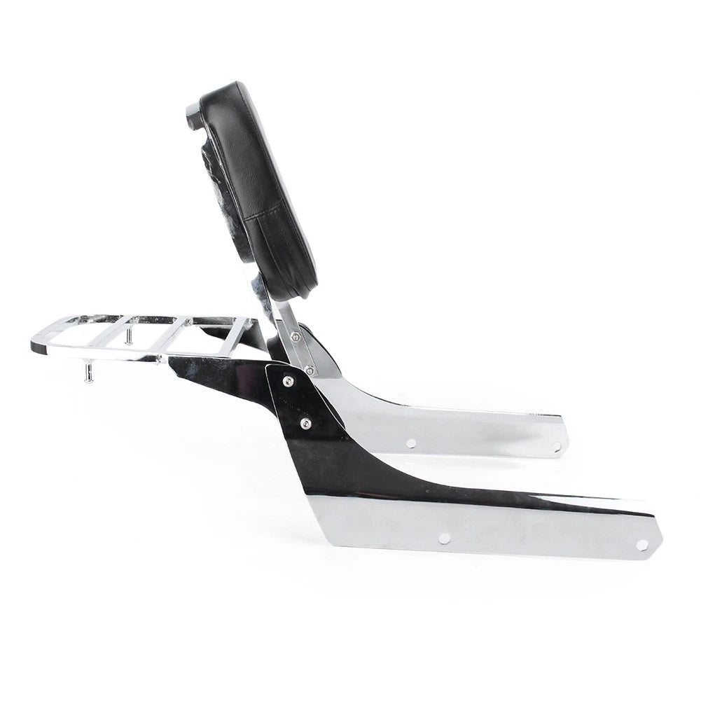 Chrome Backrest Sissybar & Luggage Rack for Honda Shadow Spirit VT750DC (2007–2014)