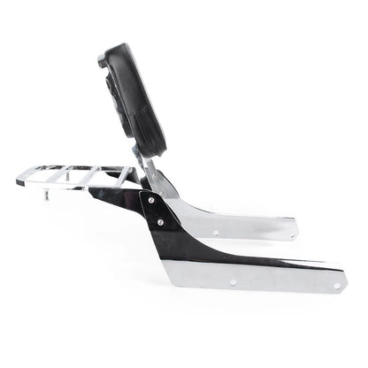 Chrome Backrest Sissybar & Luggage Rack for Honda Shadow Spirit VT750DC (2007–2014)