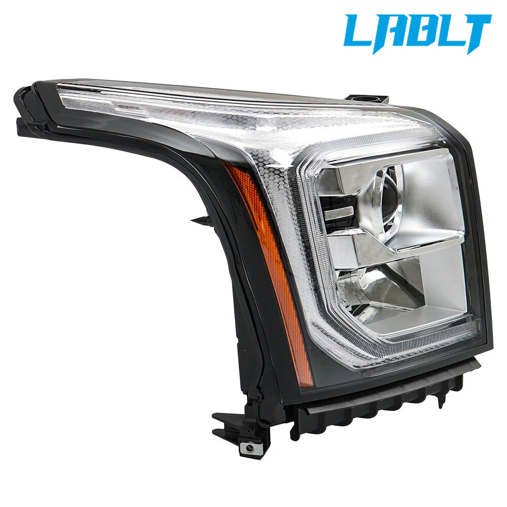 Right Halogen Headlight W/DRL for GMC Yukon/Yukon XL (2015–2017)