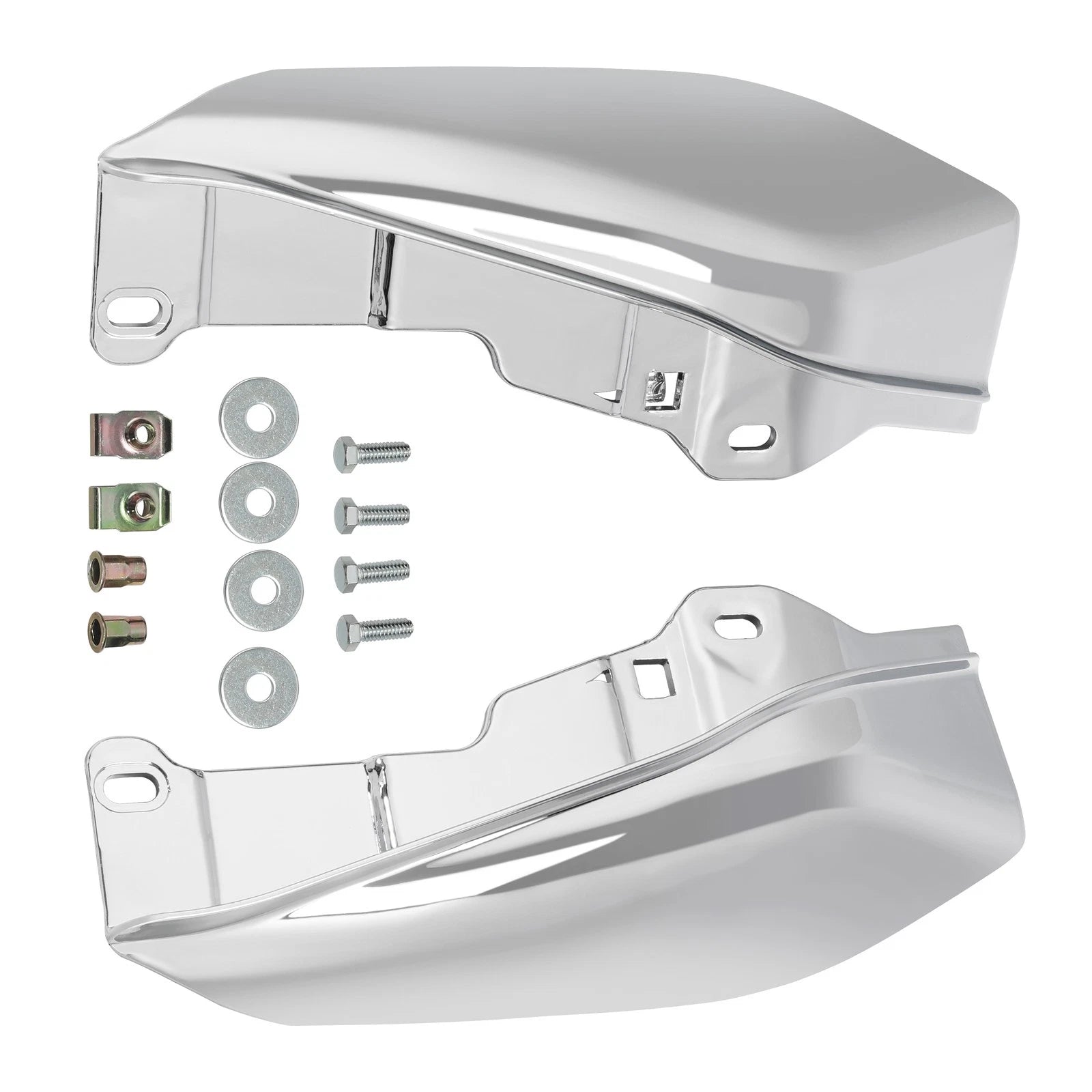 Chrome Mid-Frame Air Deflectors for Harley Touring Electra Glide (2009–2023)