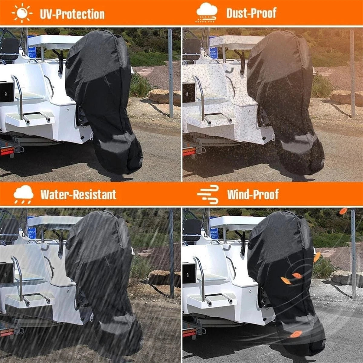 Outboard Engine Cover for 20HP - 30HP (Waterproof)