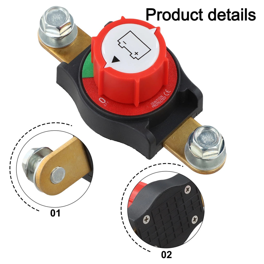 Side Post Disconnect Switch for Enhanced Battery Performance (2010–2023)