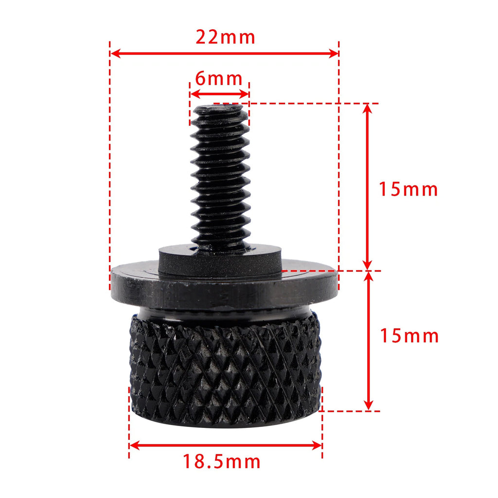 Knurled Fender Seat Screw Bolt for Harley Touring Softail Dyna (1996–2023)