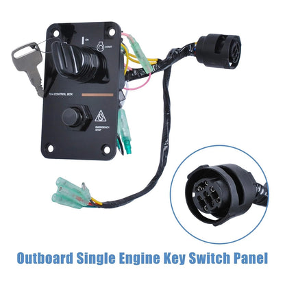 Single Key Switch Panel 704-82570-08-00 for Yamaha Outboard (Fit)