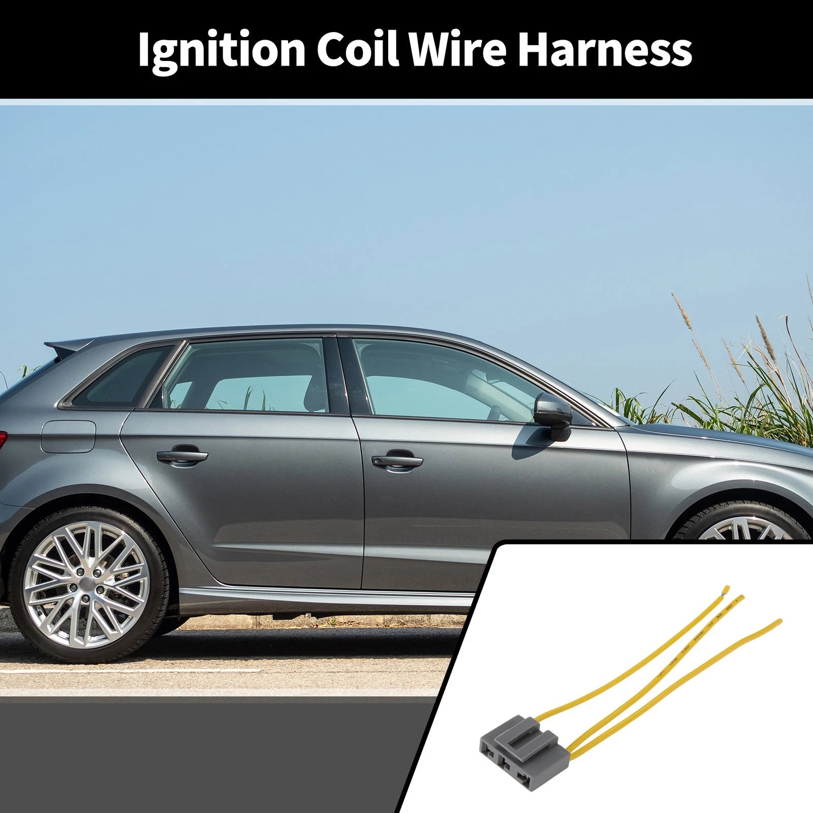 Ignition Coil Connector for Ford Escort (1982–1990) Harness Wiring Plug
