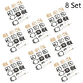 Set of 8 Carburetor Gasket Repair Kit for Stihl 021 023 (Walbro K20-WAT WA WT)