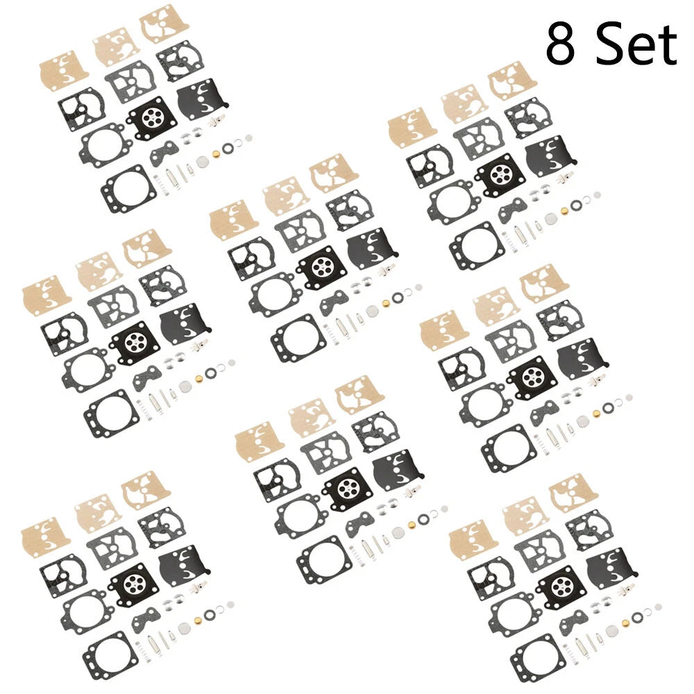Set of 8 Carburetor Gasket Repair Kit for Stihl 021 023 (Walbro K20-WAT WA WT)