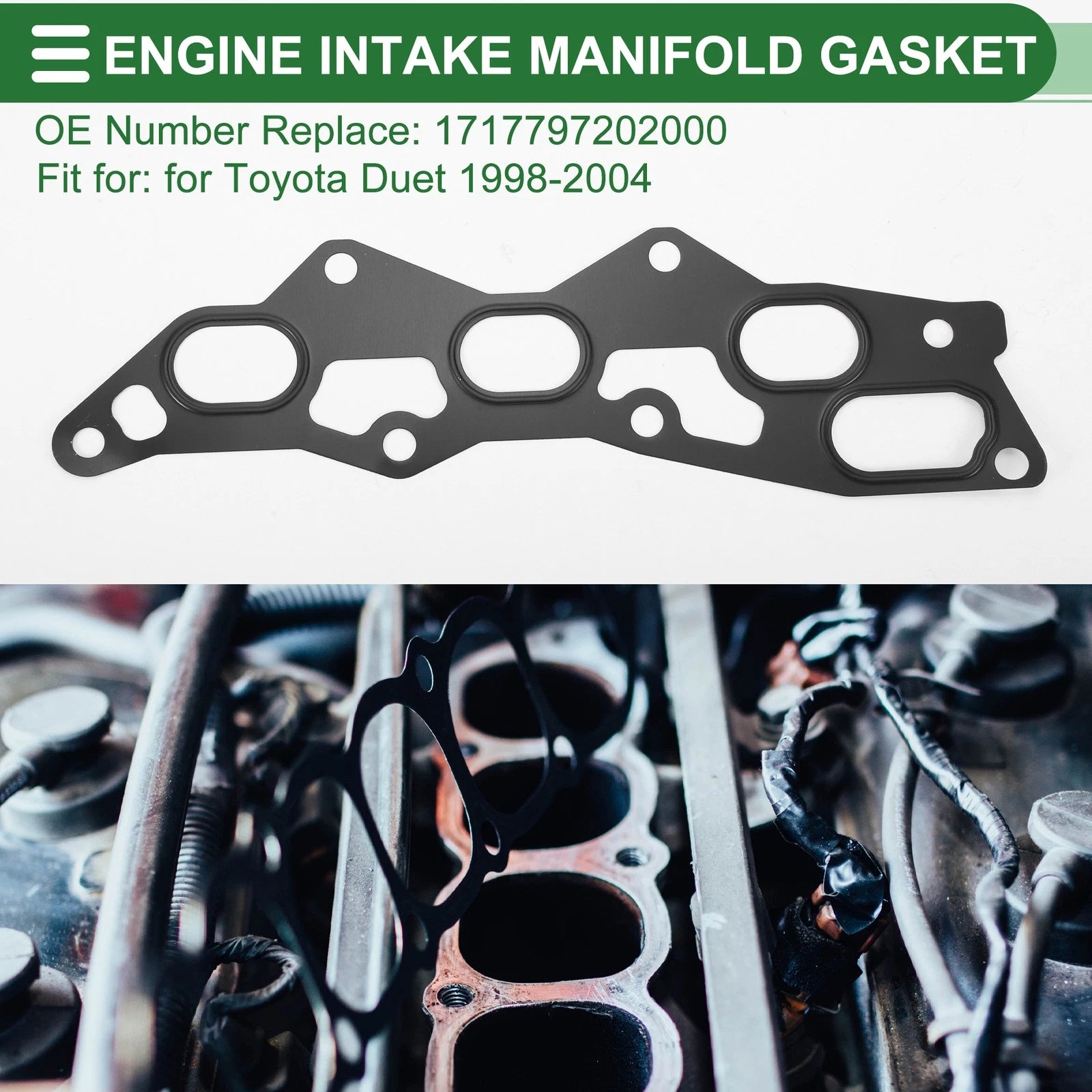 Engine Intake Manifold Gasket Replacement for Toyota Duet (1998–2004)