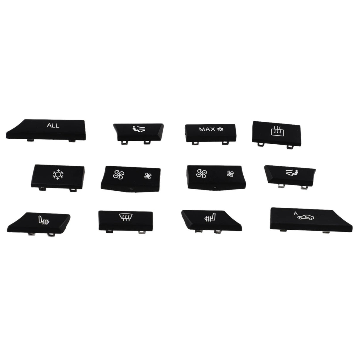 12 Button Key Cap for A/C Heater Switch Trim