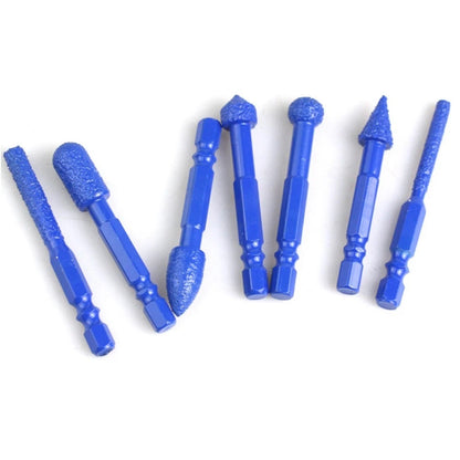 7PCS Diamond Grinding Bits for Woodworking Rust Removal