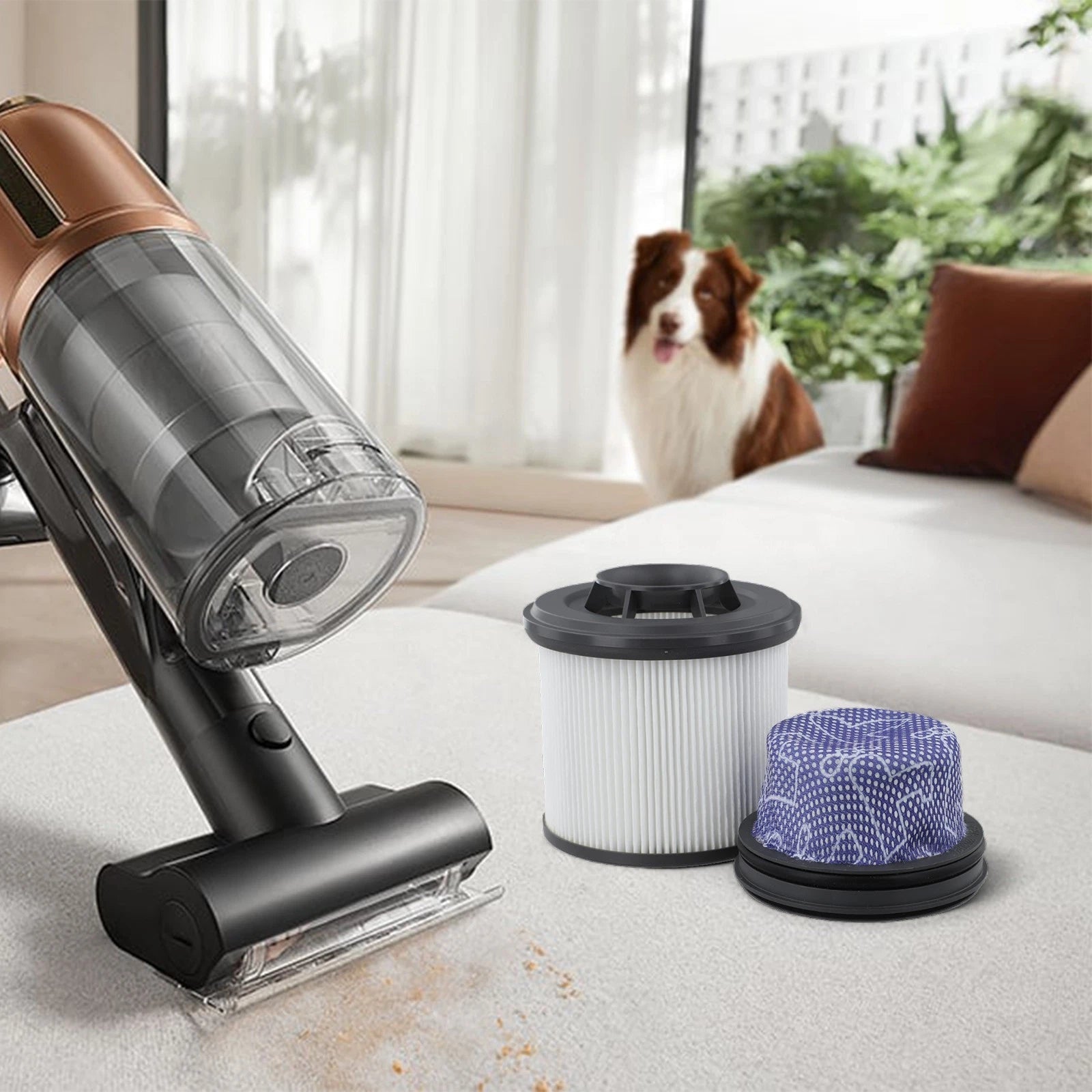 Washable Filter Set for Dreame Station Vacuums (Compatible)