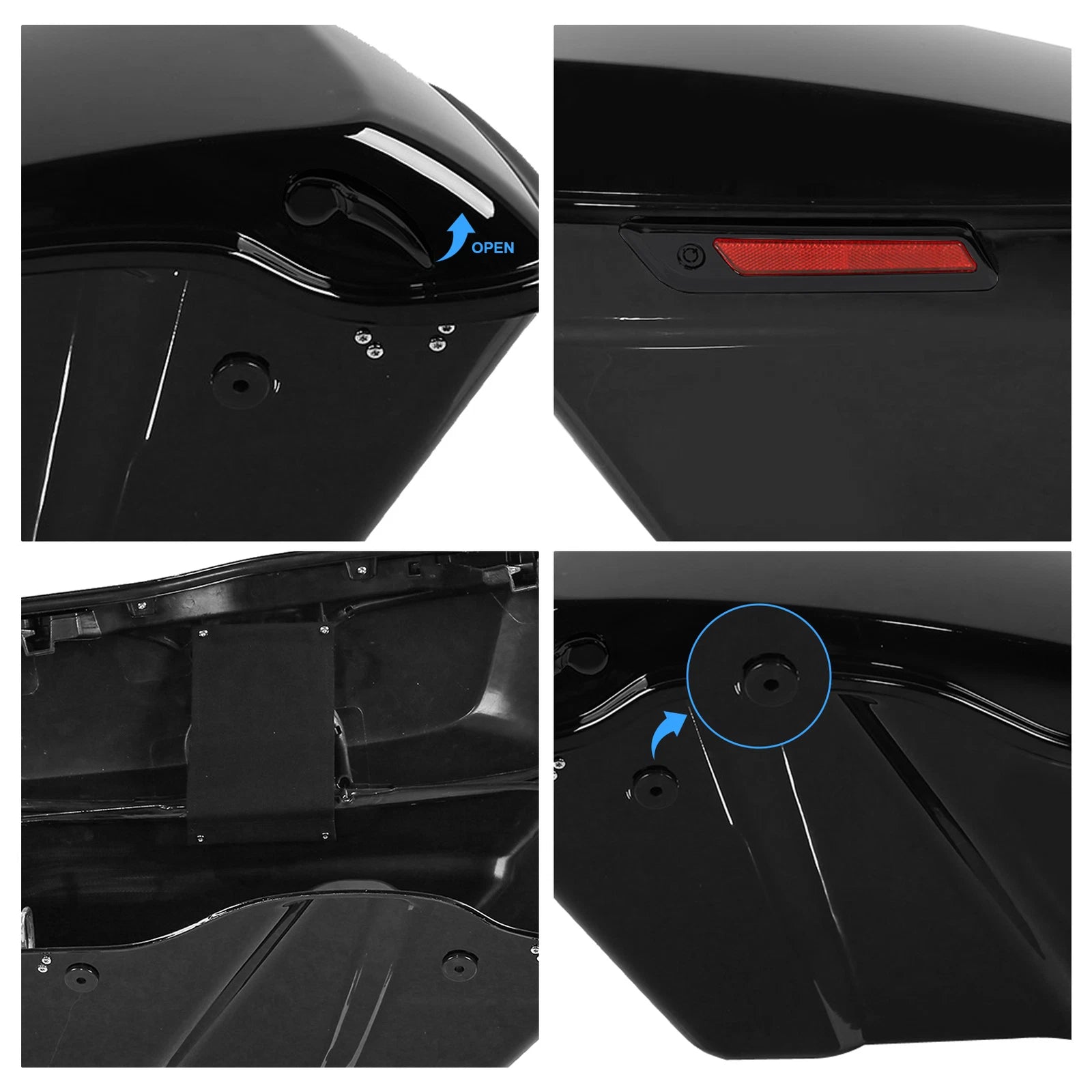 Hard Saddlebags & Conversion Bracket for Harley Fat Boy Breakout (2018–2025)
