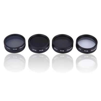 6Pcs Camera Lens UV CPL ND4-16 Filter for DJI Phantom 3 4 (2015–2017)