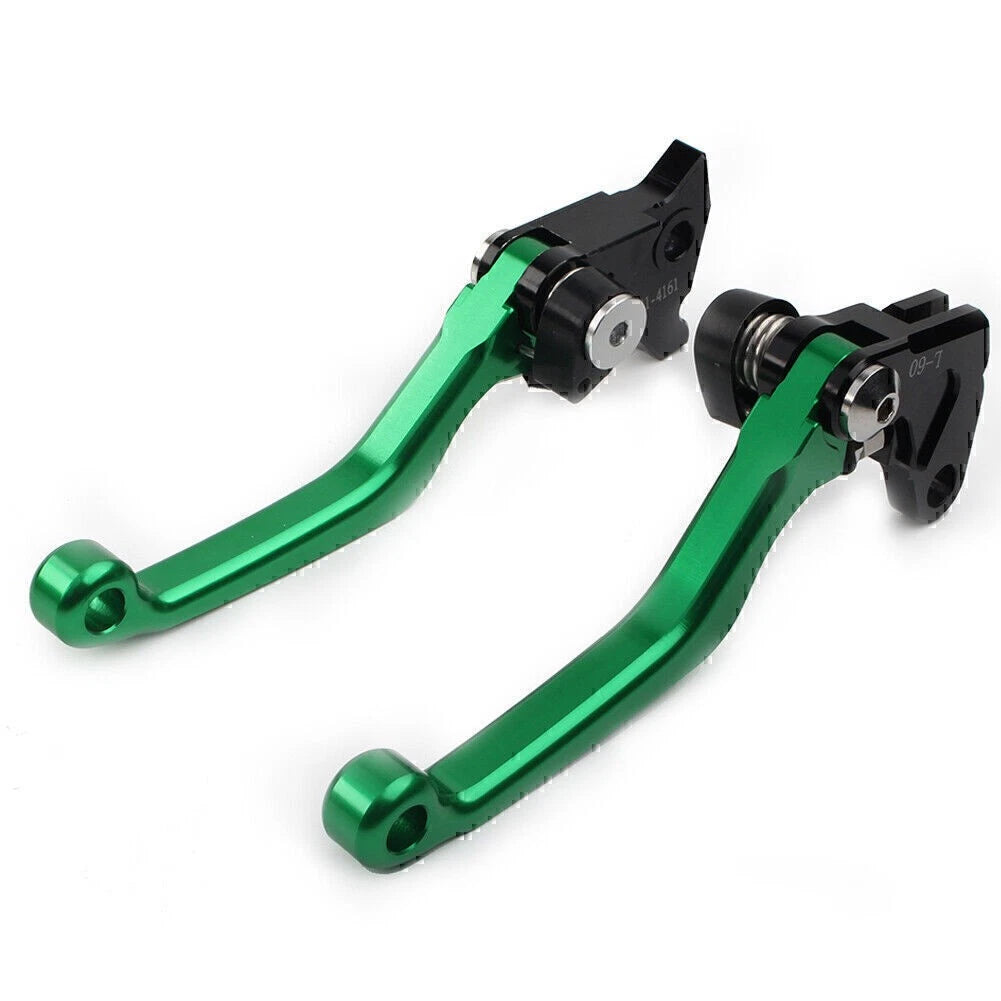1 Pair CNC Green Disc Brake Clutch Levers for Yamaha TTR125L/LE/LW (2000–2020)