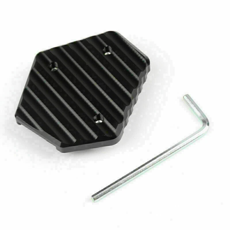 Kickstand Side Enlarger Plate Pad for Honda Grom MSX 125 (2013–2015) BLACK T9