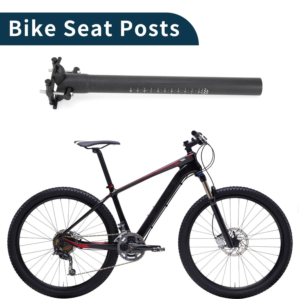 Bike Seat Post Lightweight Replacement for Carbon Fiber Saddle 27.2mm (2000–2000)
