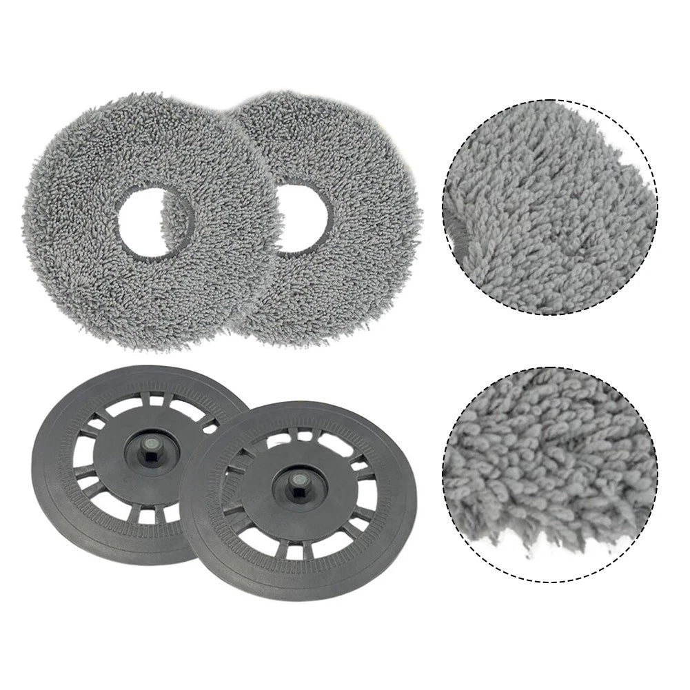Replacement Mop Parts Bracket + Microfiber Pads for Dreame Mova E40 Ultra