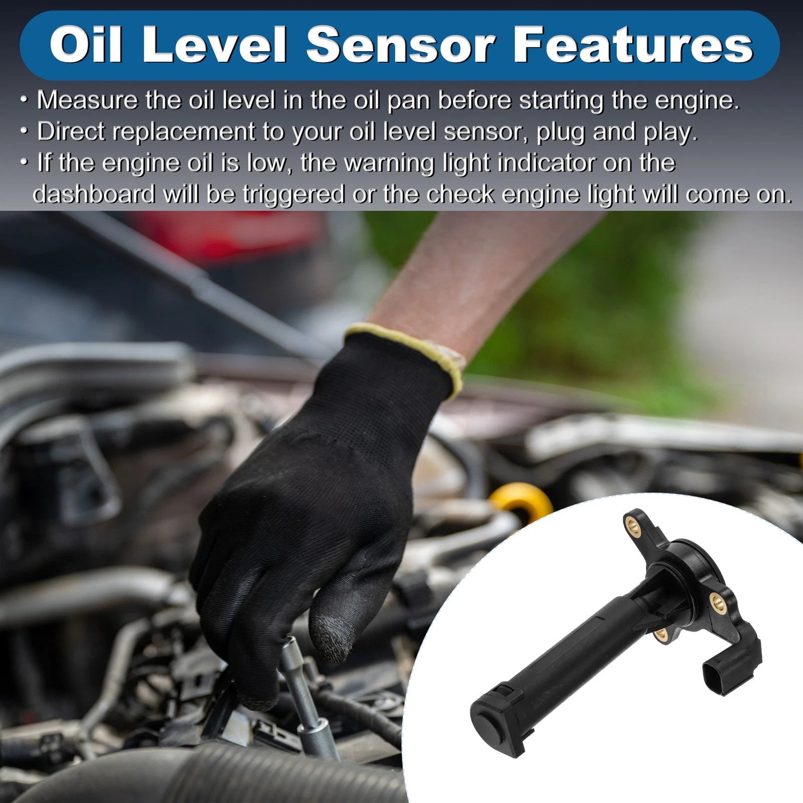 Engine Oil Level Sensor Replacement for Mercedes-Benz C-Class W204 (2007–2014)