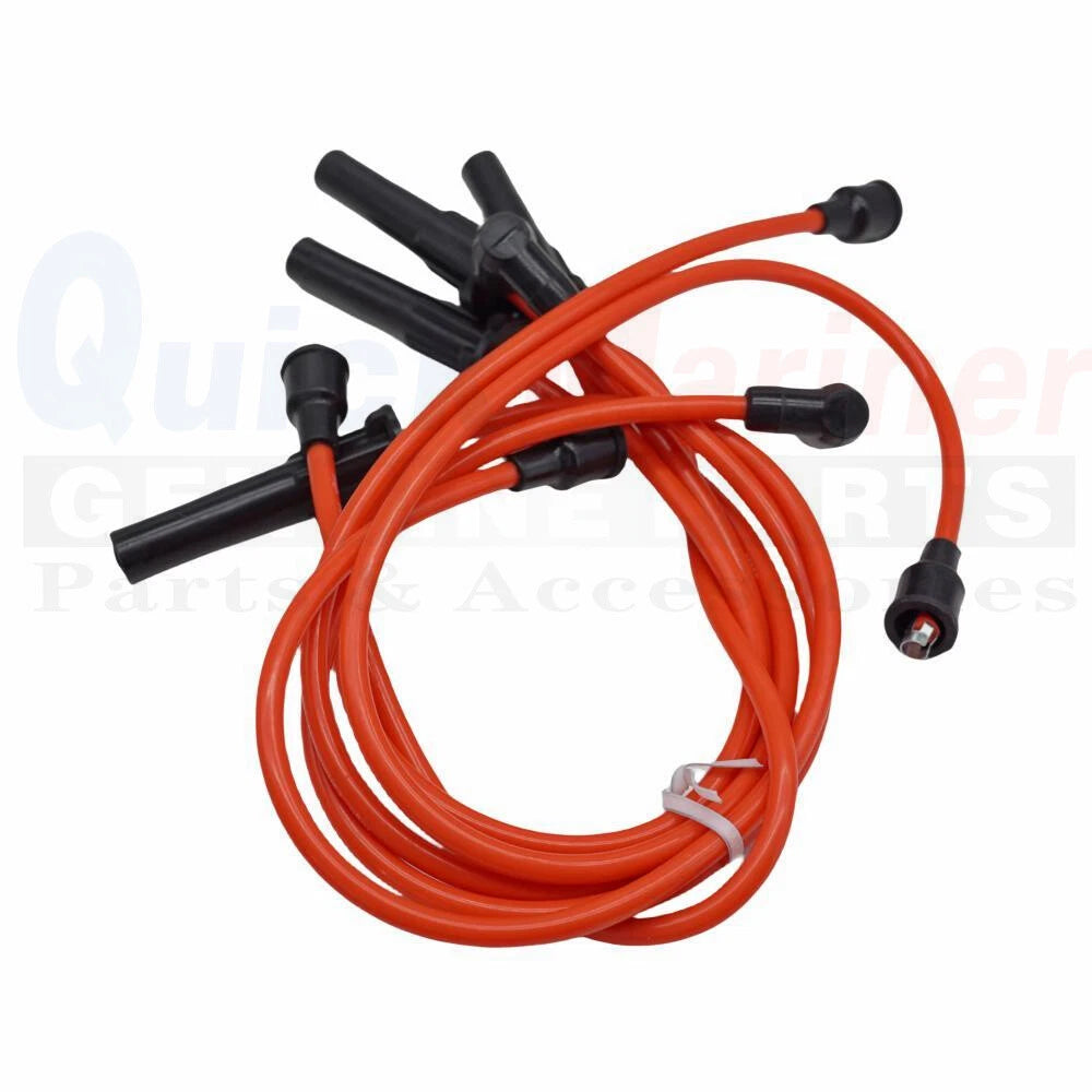 Spark Plug Wire Set for Volvo Penta 4 Cylinder AQ BB (Replaces 875571, 834365)