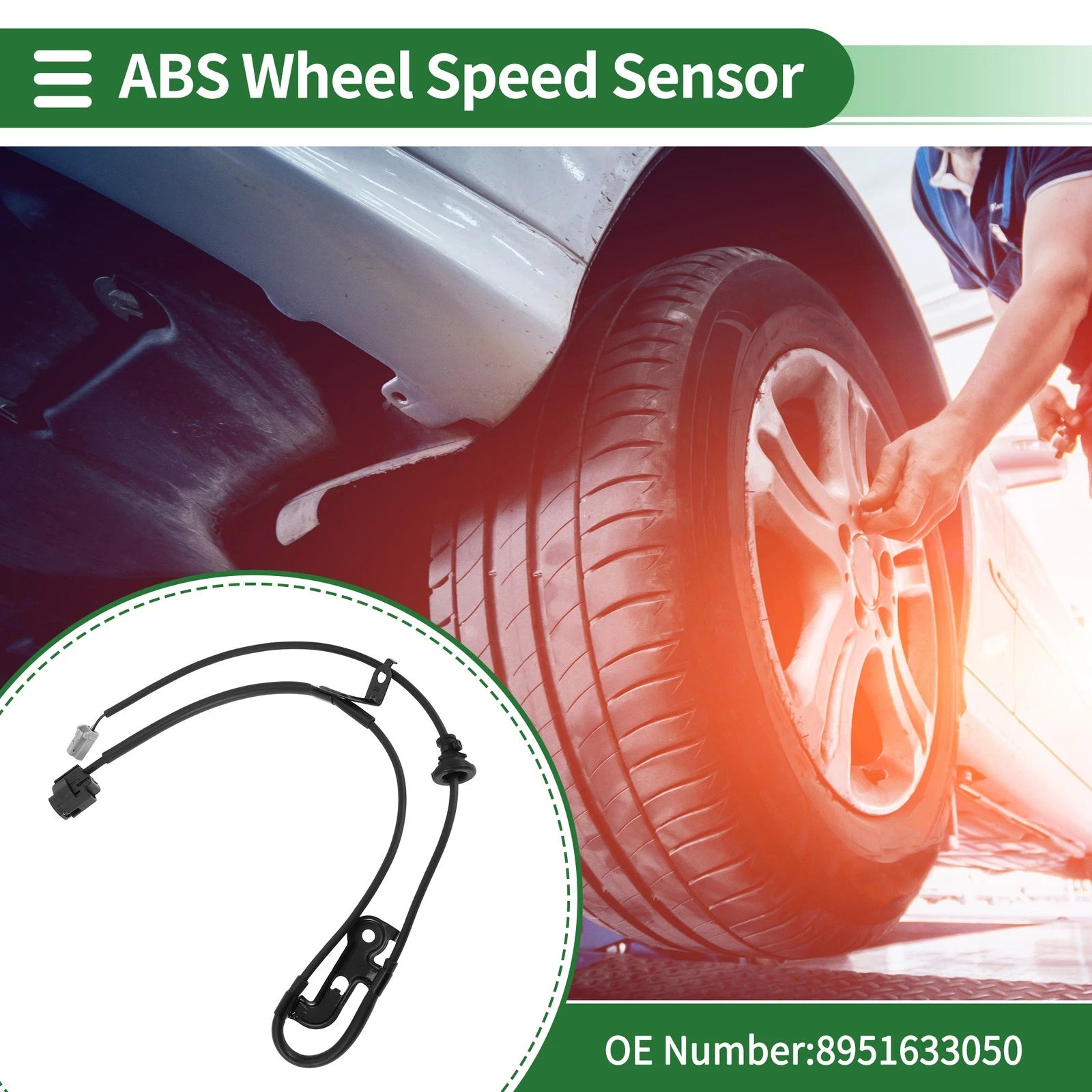 ABS Wheel Speed Sensor Replacement Rear for Toyota Camry Avalon (2012–2017)
