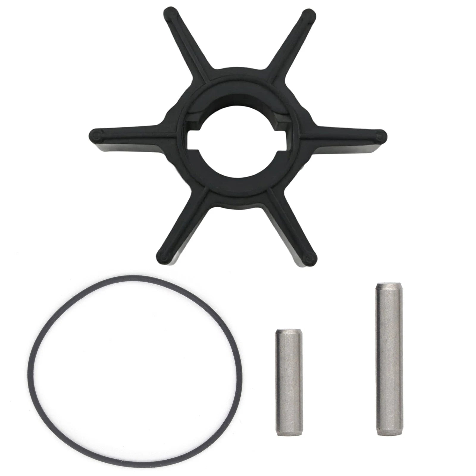Water Pump Impeller Kit for Johnson Evinrude 2-3.3 hp Outboard (18-45312, 114812)