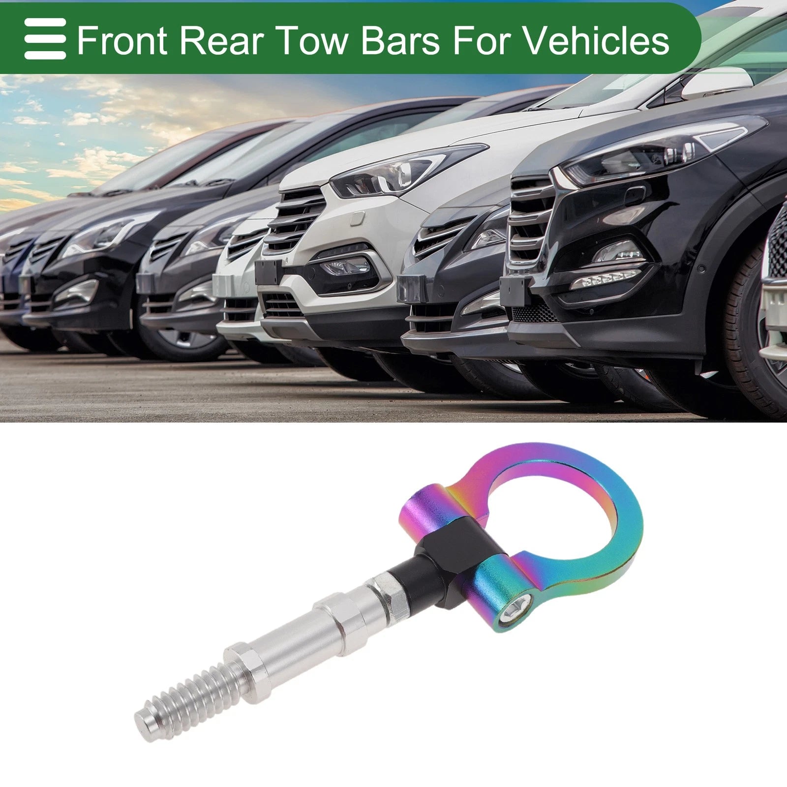 Tow Hook Replacement 11mm Aluminum Alloy for Volkswagen MK7 (2014–2022)