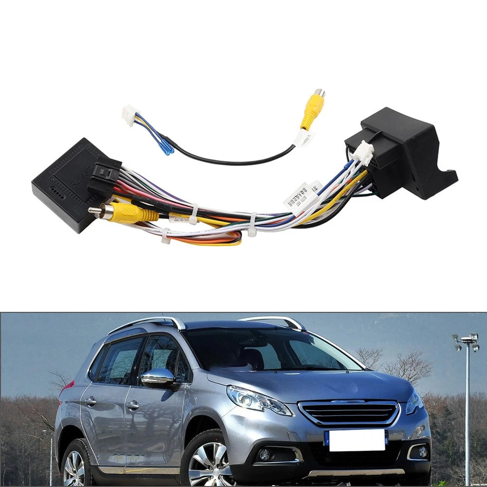 Radio Stereo GPS Power Harness Cable for Citroen C3 C4 C5 Peugeot 3008