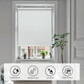 Cordless Roller Shades 28"x72" Waterproof Insulated for Windows