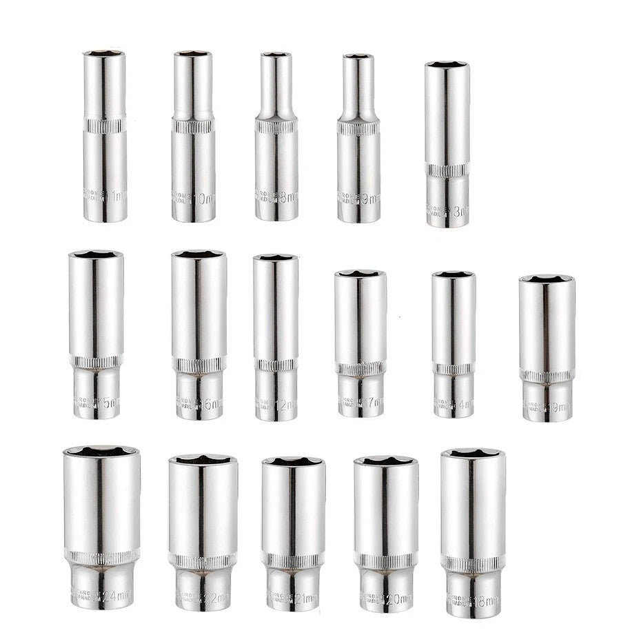 38-Inch Chrome Vanadium Steel Socket for Drivers and Wrenches