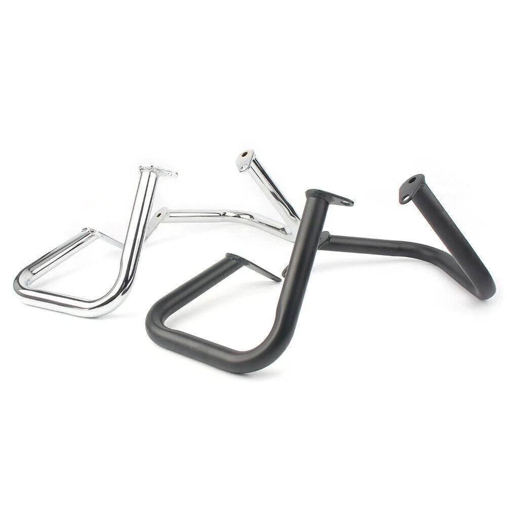 Engine Guard Crash Bar for Yamaha Vstar 400/650 Custom (1997–2016) Black/Silver