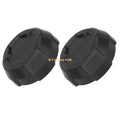 2pcs Matte Black Rim Caps for Polaris Ranger 570 Crew (2022–2025) #1524066-458