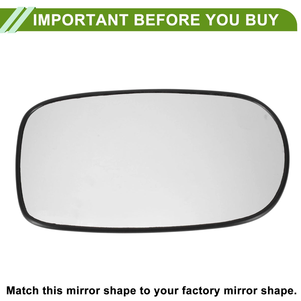 Left Mirror Glass Replacement for Hyundai Azera (2006–2008) No. 876113L900/876113L110