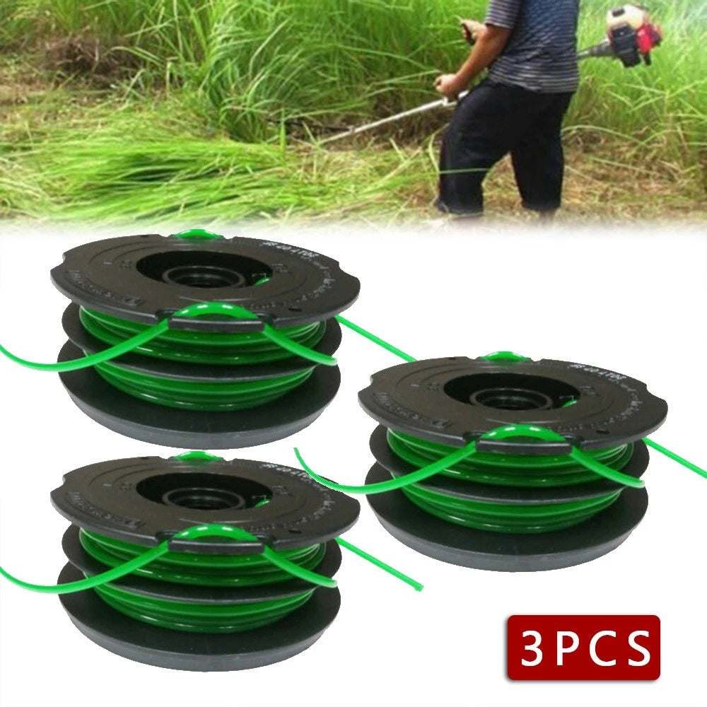 3 Pack Replacement Spools for Black And Decker GH1000/GH2000/GH1100 # DF-080-3