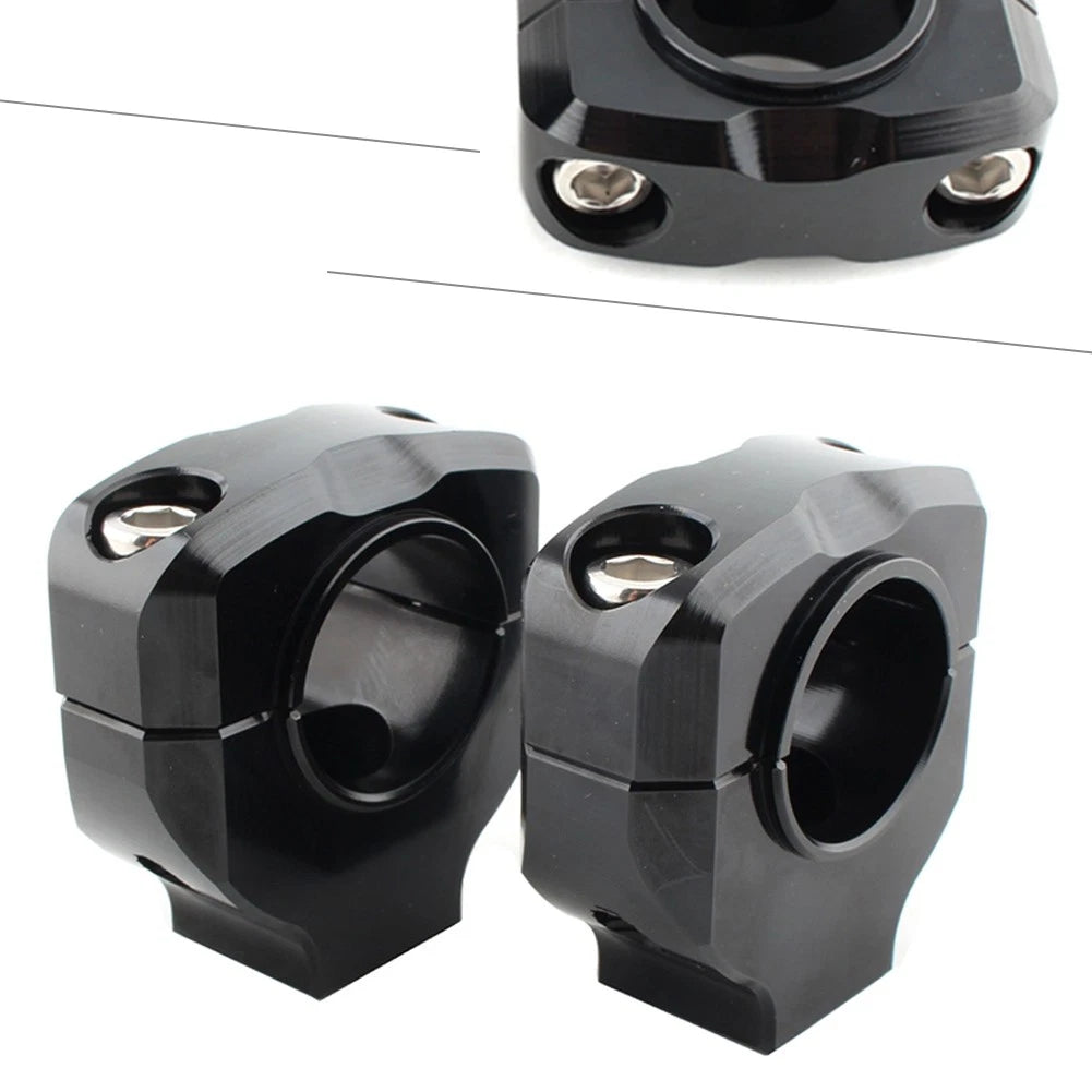 Handlebar Riser Mount Clamp for Universal Motorcycle (1-1/8" 28mm)