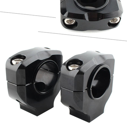 Handlebar Riser Mount Clamp for Universal Motorcycle (1-1/8" 28mm)
