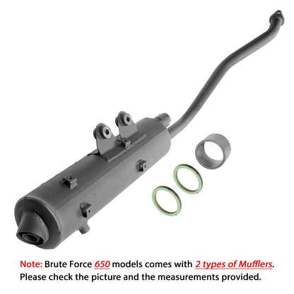 Exhaust Muffler with Gasket Replacement for Kawasaki Brute Force 650 (2005–2009)