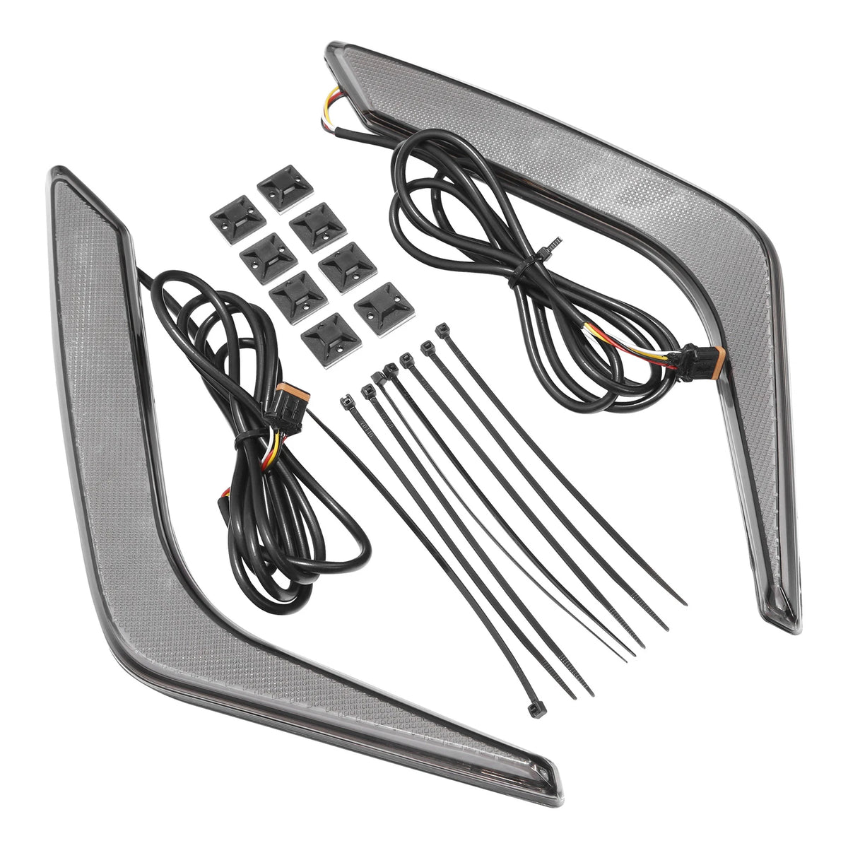 Rear Saddlebag Turn Brake Light Accents for Honda Goldwing GL1800 (2018–2026)