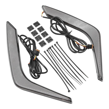 Rear Saddlebag Turn Brake Light Accents for Honda Goldwing GL1800 (2018–2026)