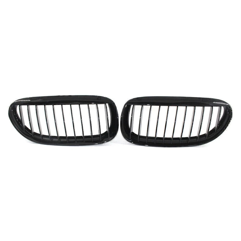 Front Bumper Upper Grill Mesh Grille for BMW M6 E63 E64 (2006–2010) Black