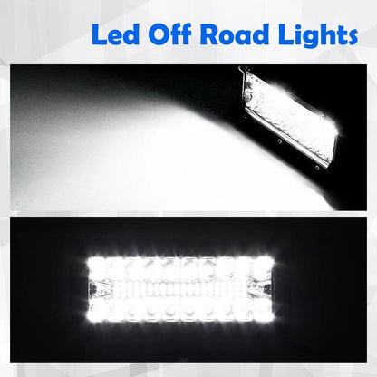 120W LED 7 inch For three Row Work Light with Cooling Design IP68 12V 24V