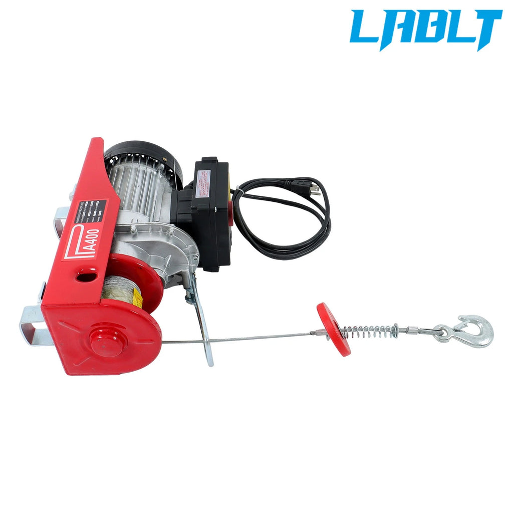 Electric Hoist 880lbs with 328ft Wireless Remote Control